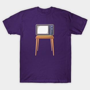 Retro TV on the Table T-Shirt